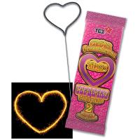 Сердечко  — Фигурные бенгальские огни: Абаза | abaza.piro.ru