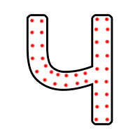 Буква "Ч" в 2 контура 75 х 500 мм.  — Буква для пиротехнической надписи: Абаза | abaza.piro.ru