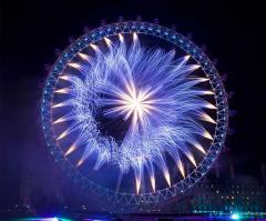 Огненное колесо - фейерверк — Абаза | abaza.piro.ru