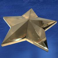 Звезда на обелиск 18 - нержавеющая сталь  — Звезда вечного огня: Абаза | abaza.piro.ru